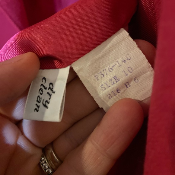 Vintage Hot Pink Wool Pendleton Blazer - Size 10 - Picture 5 of 6